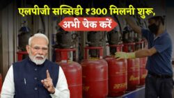 एलपीजी गैस सब्सिडी के 300 रूपए मिलना शुरू LPG Gas Subsidy Check